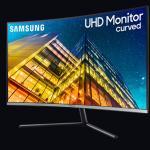 4K UHD zakrivljeni monitor