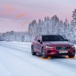 Slippery Road Alert demonstration on V60